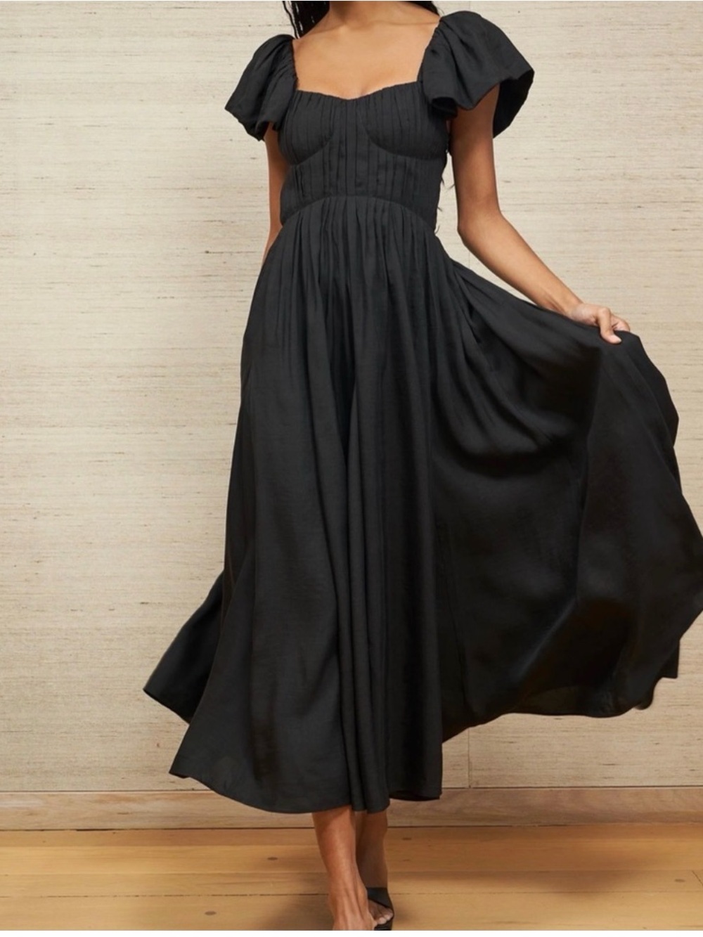 La Ligne Flávia black dress size M retails $595